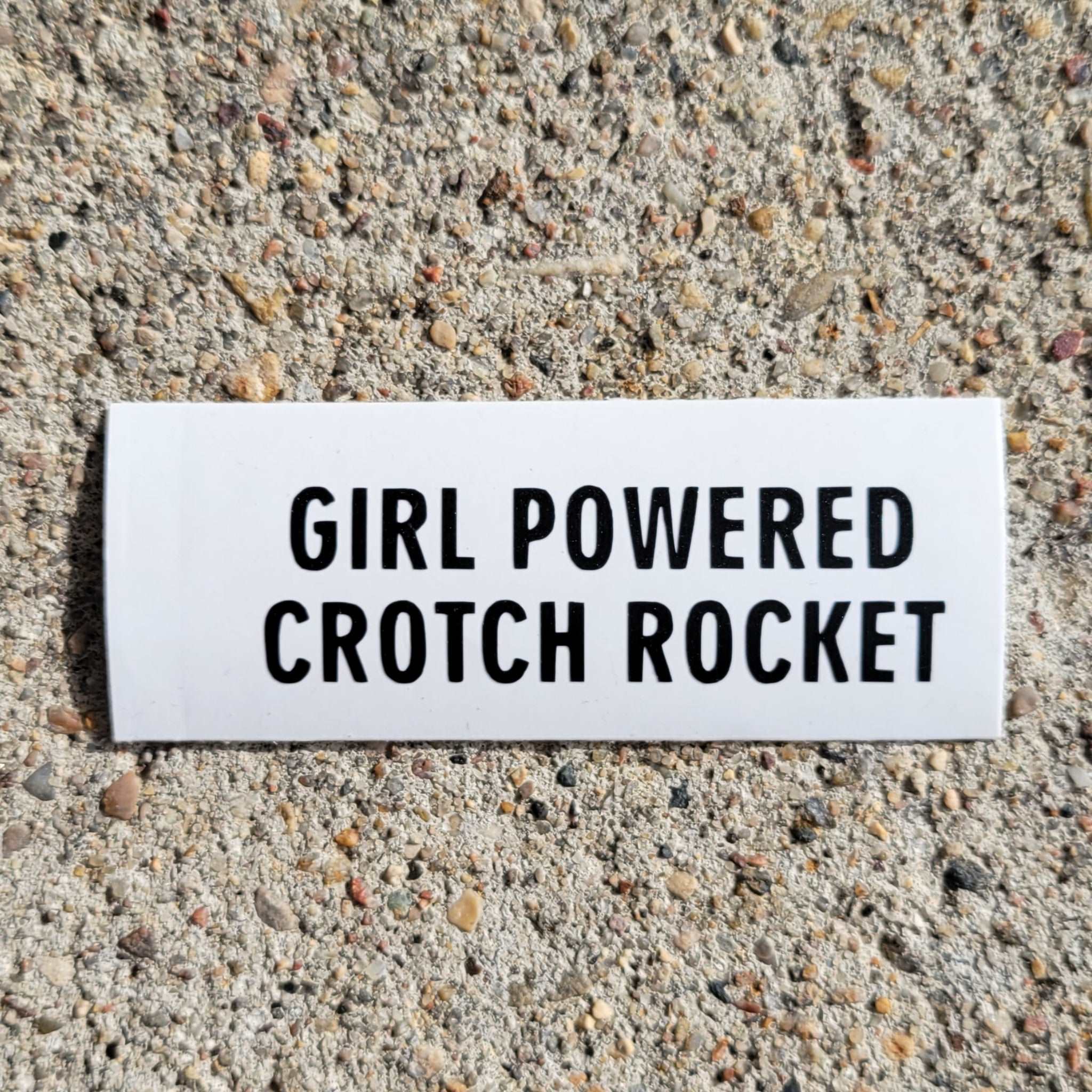 Girl powered crotch rocket