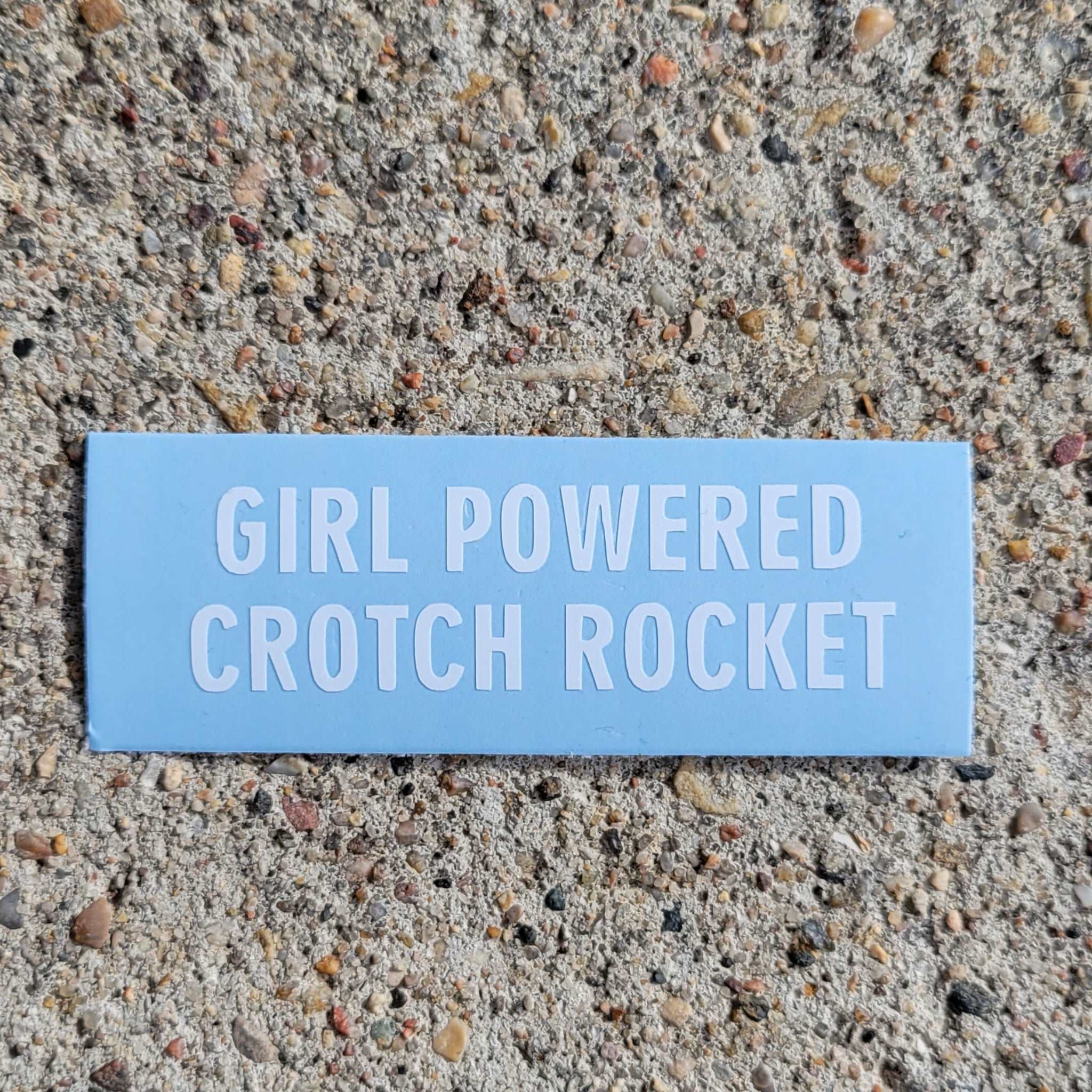 Girl powered crotch rocket